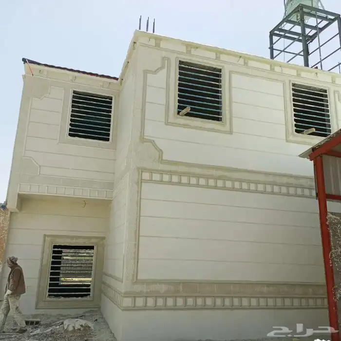 معلم الياسه ملونه سمنت أبيض وبطحا الرياض 9