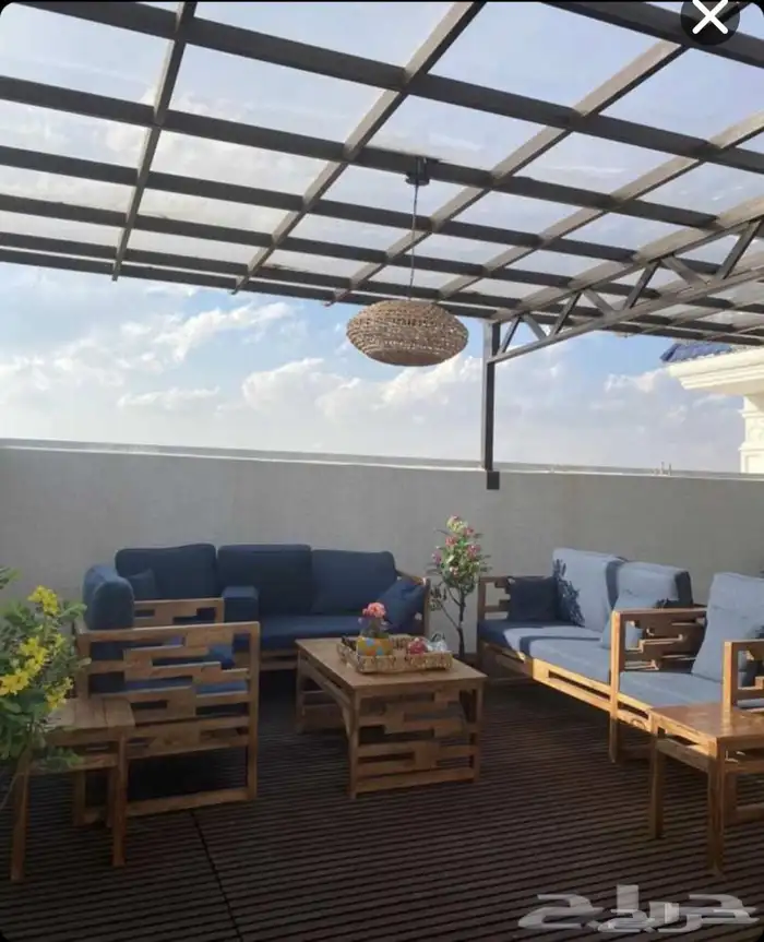 كرسي خشب سوئدي طاولاة 2