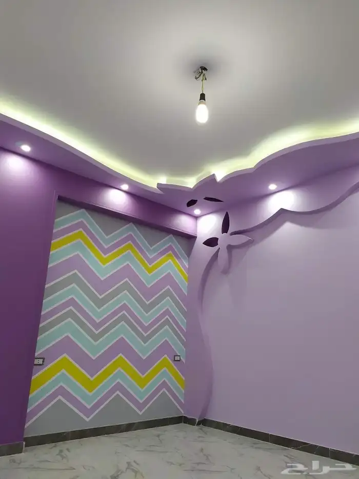 معلم دهانات بتبوك وديكورات وترميمات 5