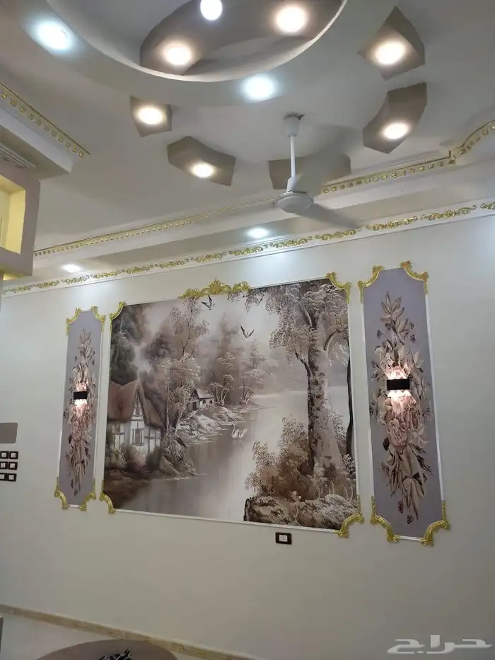 معلم دهانات بتبوك وديكورات وترميمات 10