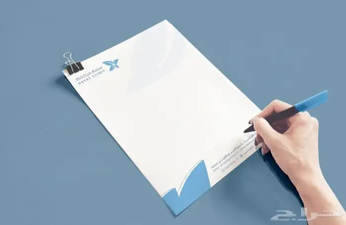 مطبعة طباعة بزنس كارد ورق مراسلات وبروفايل و رول أب و فولدر 4