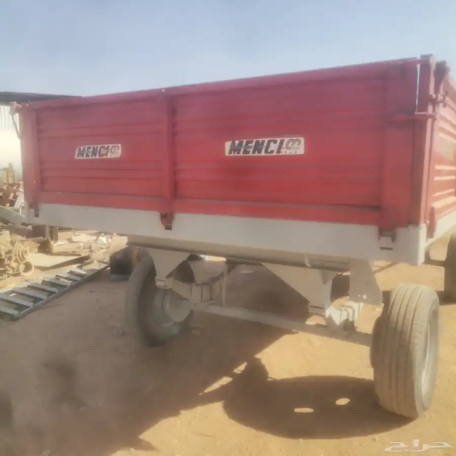 مقطورة اربع كفرات قلاب 2