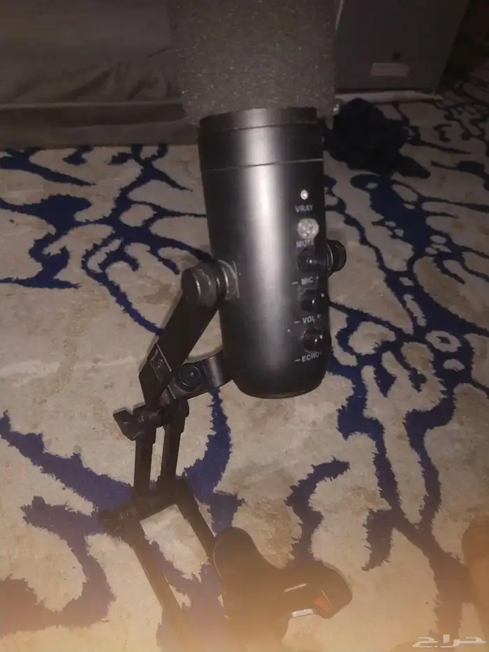 Fawoonu USB Condenser Microphone Tabletop Desktop RGB Microp 2