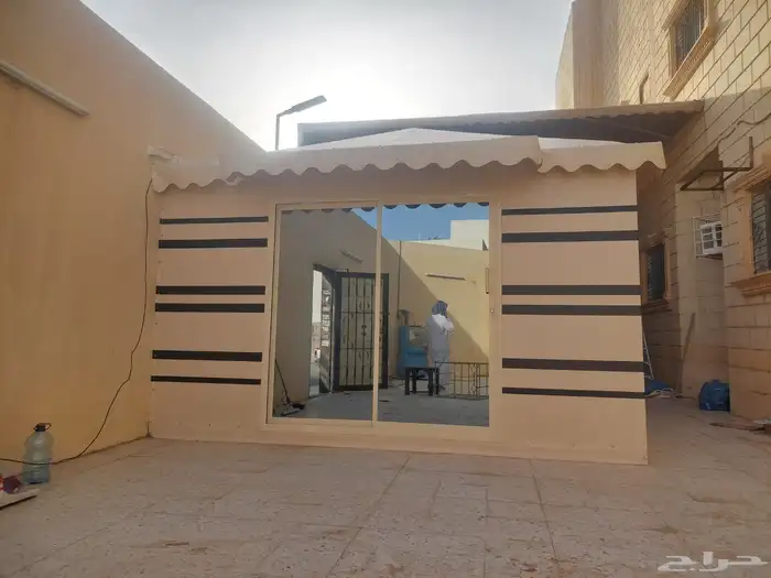 بيت شعر ملكي عادي توصيل مضلات غير كماش داخلي خيما فكو تركيب 4