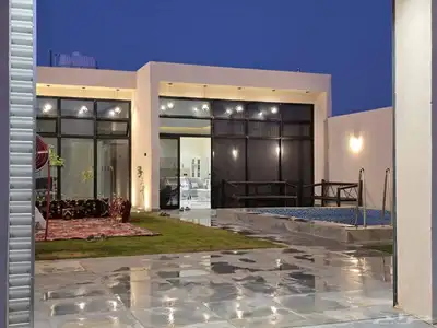 للبيع شاليه مؤثث يقبل جميع البنوك 0