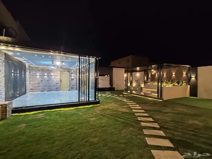 غرف زجاجية وجلسات خارجيه وأحواض زراعيه 6