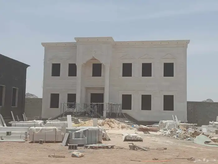مقاول حجر رخام ميكانيكي بورسلان حجر رياض ديكورات وجهات 24