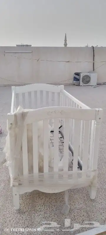 سرير اطفال جديد لم يستخدم سبب البيع البيت سغر ومافي مكان له 4