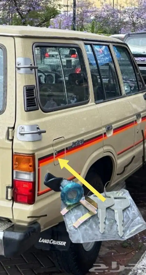 قفل خزان بنزين TOYOTA لاندكوزر 0
