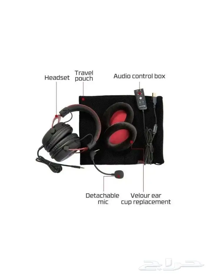 سماعة HyperX Cloud II أصلية   صوت محيطي 7.1   خصم رهيب 6