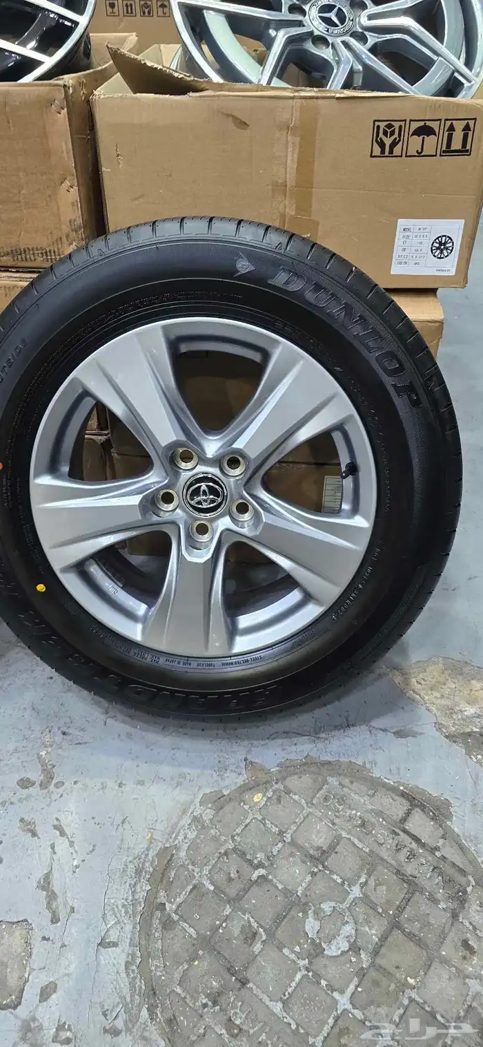 جنوط رافور 2025 مقاس 17 اصلي وكاله زيرو مره 4 حبات 2