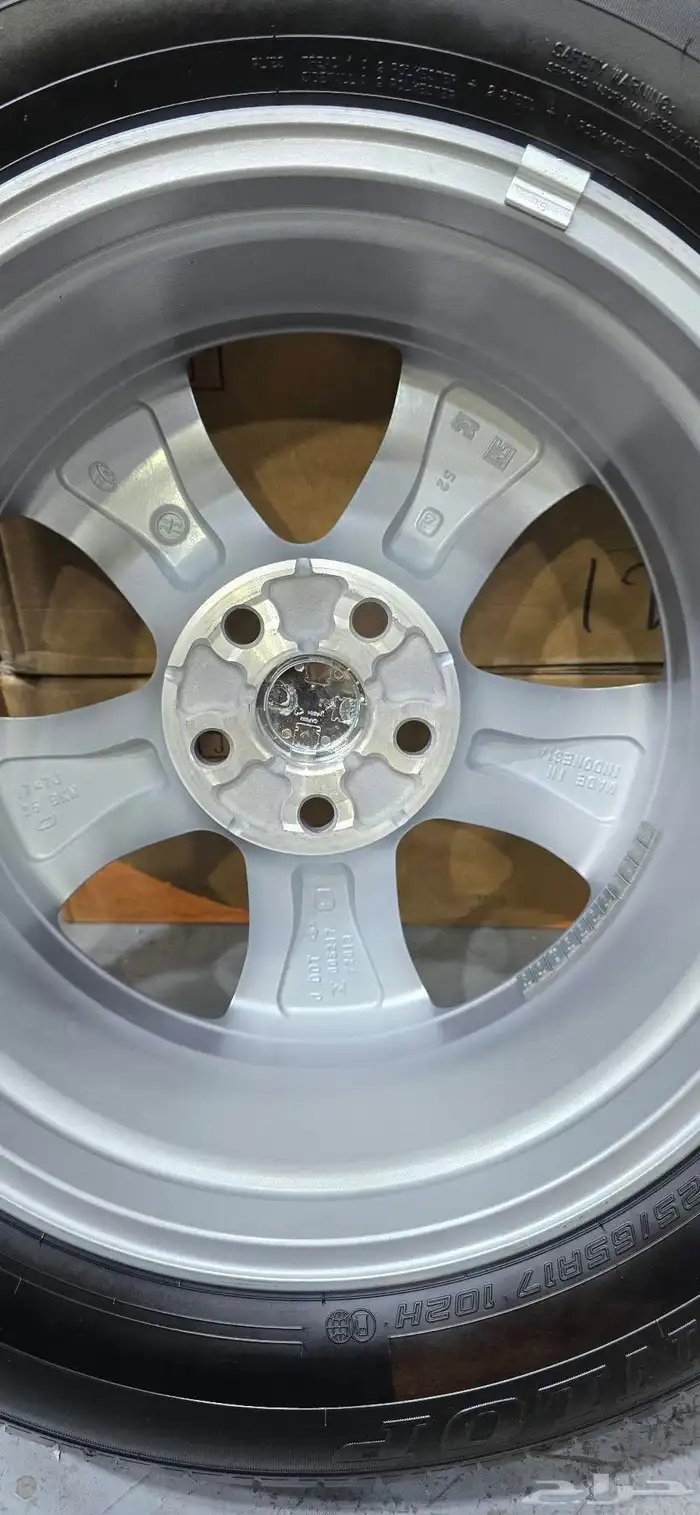 جنوط رافور 2025 مقاس 17 اصلي وكاله زيرو مره 4 حبات 5