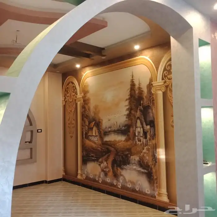 معلم دهانات بتبوك وديكورات وترميمات 2