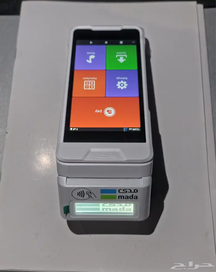 شبكة نقاط البيع مدى جهاز نقاط البيع مدي بشاشتين 3