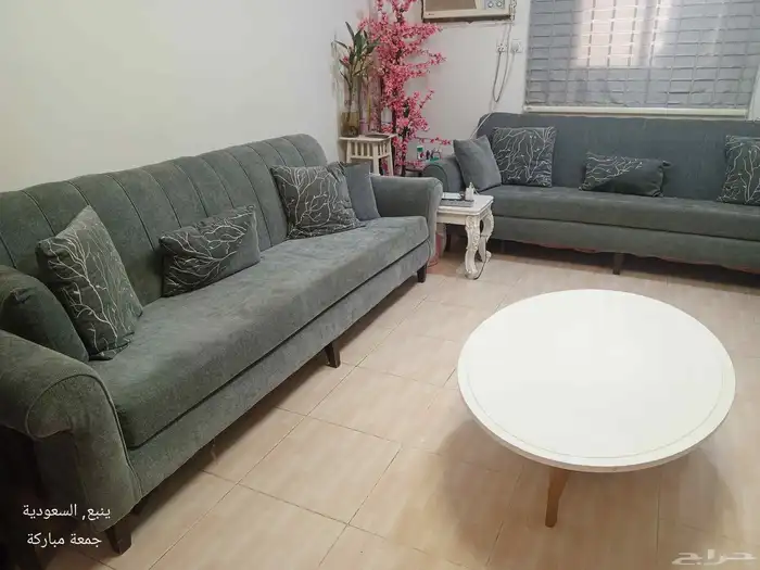 كنب صوفا 3 حبات مقاس كبير كل صوفا تتسع ل 4 افراد 7