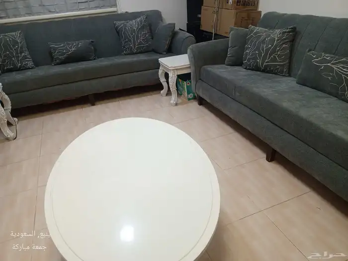 كنب صوفا 3 حبات مقاس كبير كل صوفا تتسع ل 4 افراد 6