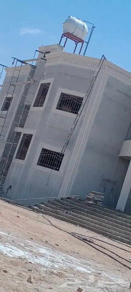 ابو مراد الديكورات الخارجية سمنت ابيض بديل الحجر الطبيعي 0