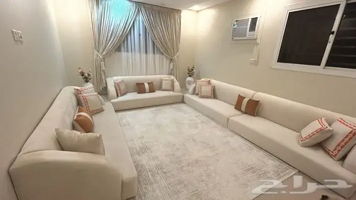 كنب الهبه تفصيل وجاهز تقسيط تابي يوجد تنجيد لجميع الكنب 39