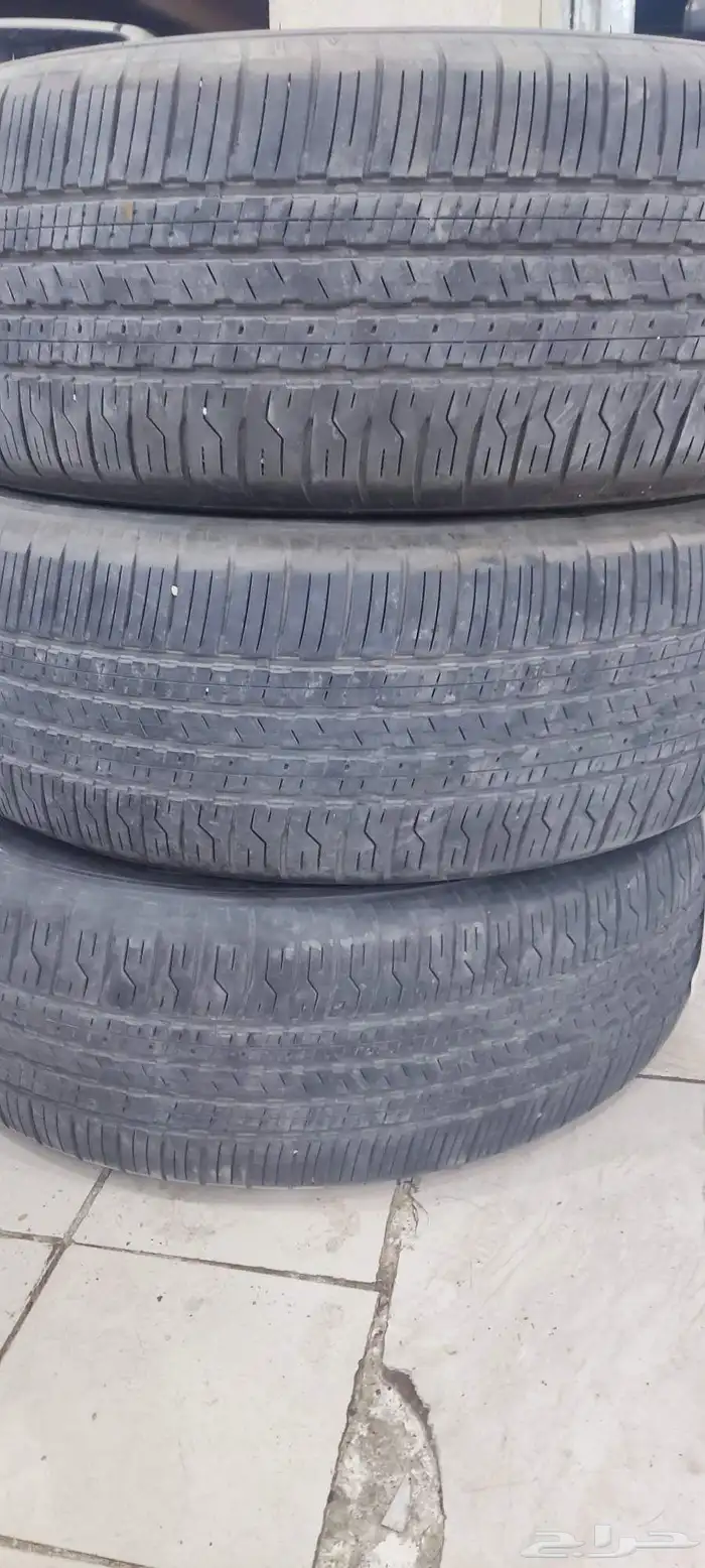 3 كفرات دنلوب تاريخ 23 مقاس 235 65 17 3