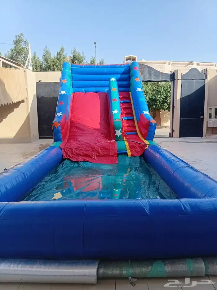 ايجار نطيطات ملعب صابوني زحليقه نطيطه مائيه 6