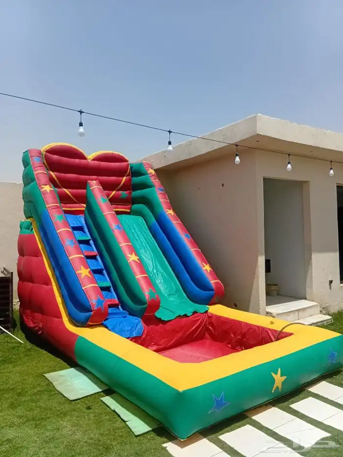 ايجار نطيطات ملعب صابوني زحليقه نطيطه مائيه 2