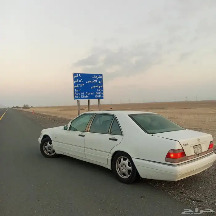 للبيع مرسيدس شبح موديل 98 خليجي طويل الداخلية بيج على السوم 3