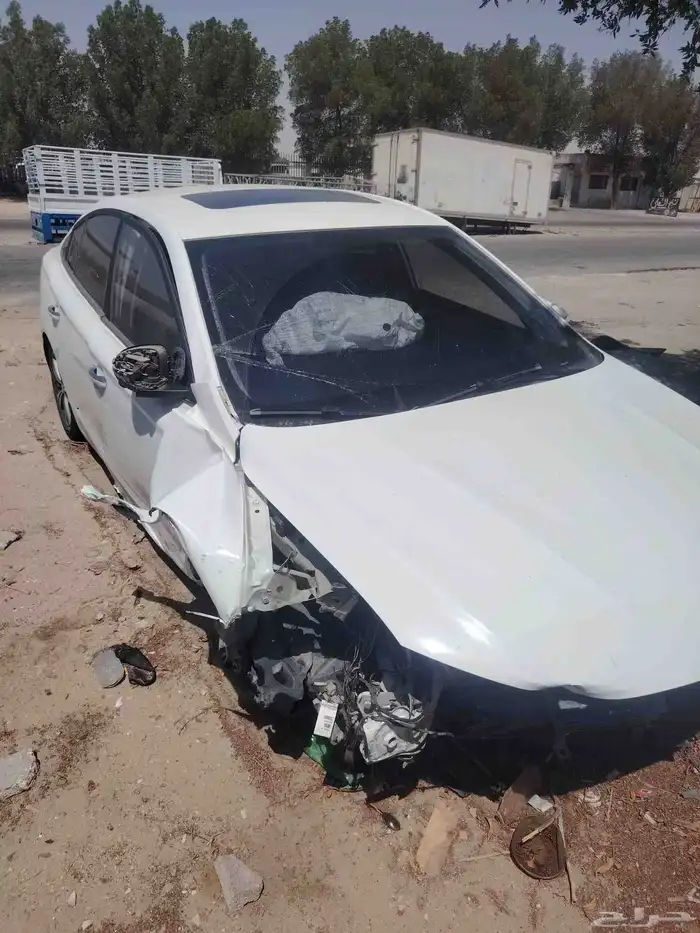 ام جي فايف MG 5 2021 تشليح قطع غيار فقط يوجد لدينا شحن 5