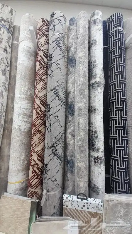 مشمع فنيل موكيت ساده ومشجر 9