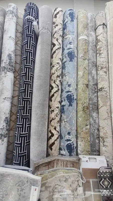 مشمع فنيل موكيت ساده ومشجر 10