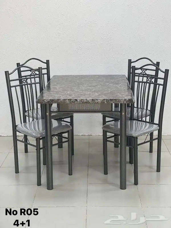 طاولات طعام تركية وماليزية وطاولات طعام خشب رخام زجاج 35