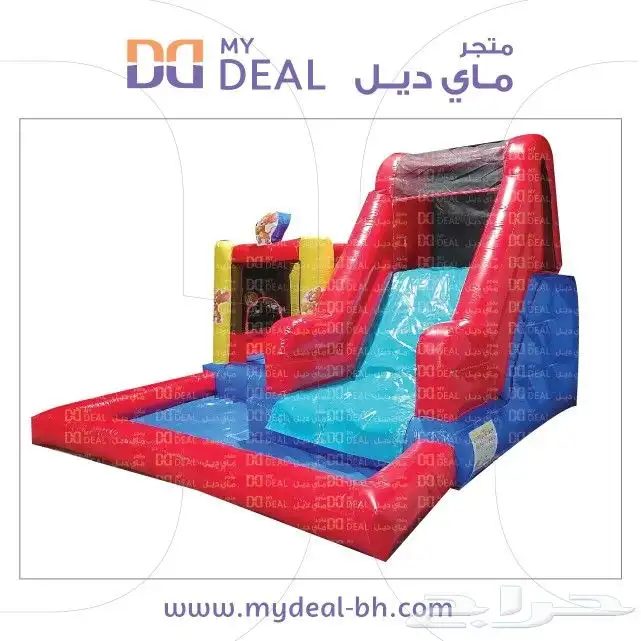 إيجار زحليقة مع نطيطة مع حوض تستخدم جافة 1