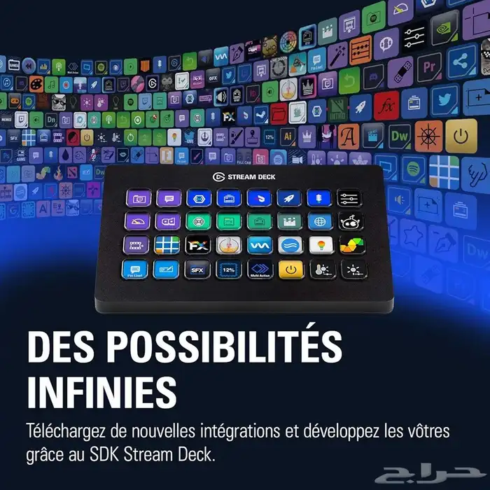 جهاز ستيم منصة بث Stream Deck XL Elgato 4