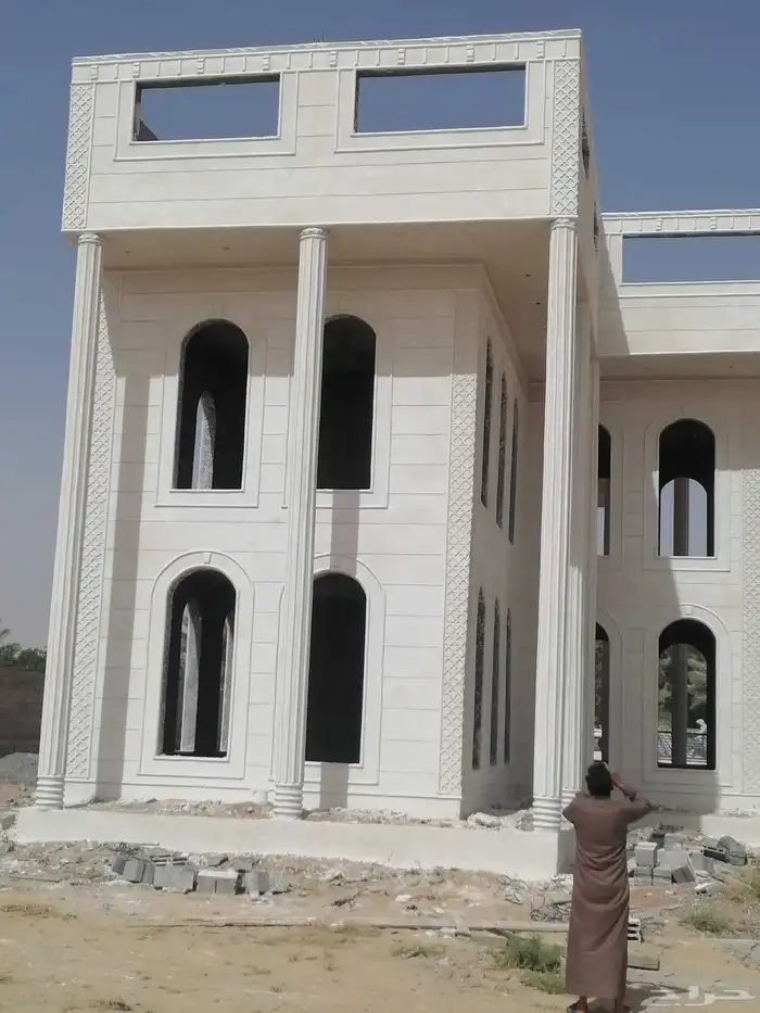 لياسة ملونة. بديل الحجر 7