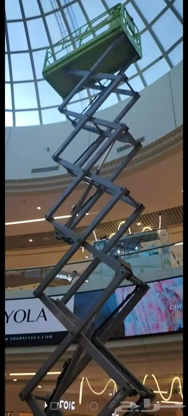 سيزر لفت رافعه مقصيه موديل 2025 Electric Scissorlift for ren 2