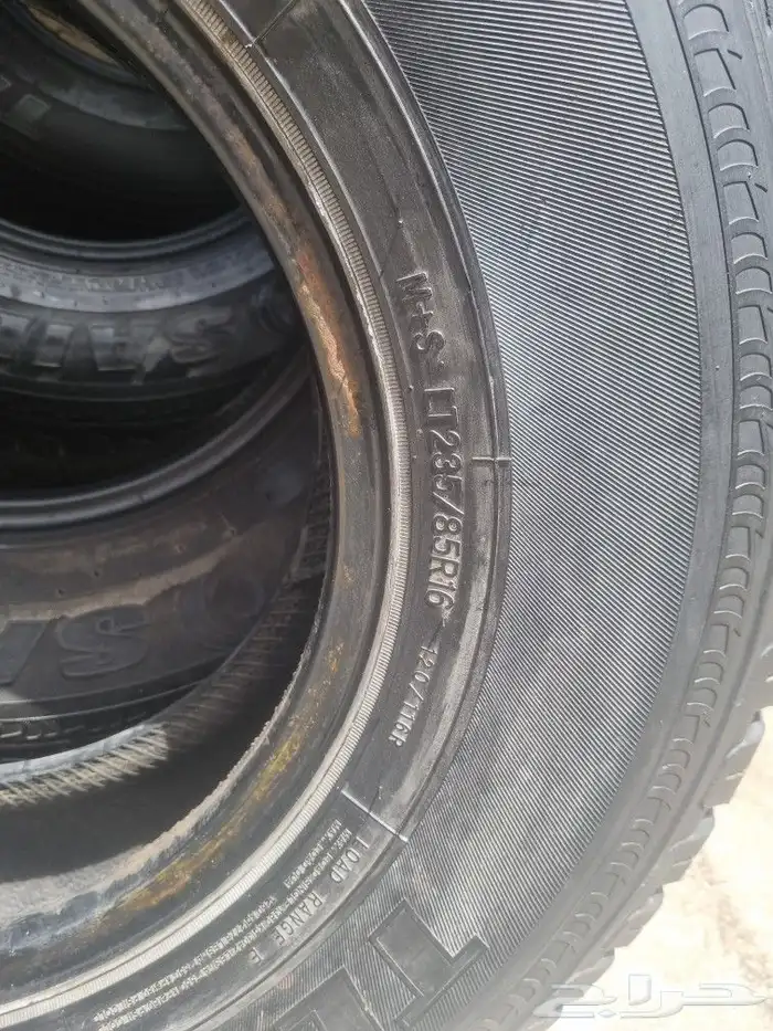 235 80 16 كفرات نضيفه شرت 4