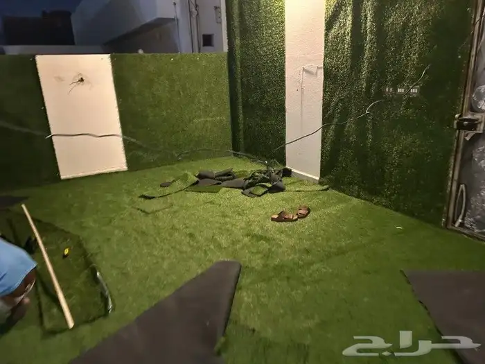 تفصيل مظله و كراسي و بديل خشب و عشب صناعي كل 11