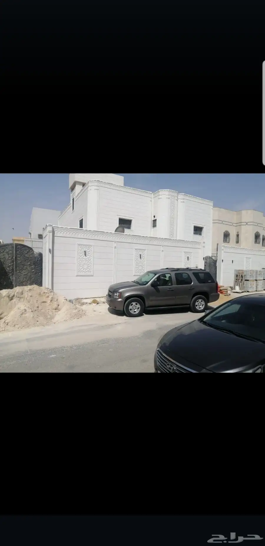 ديكوات خارجيه اسمنت ابيض بطاح الرياض تغنيك عن الحجر الطيبعي 1