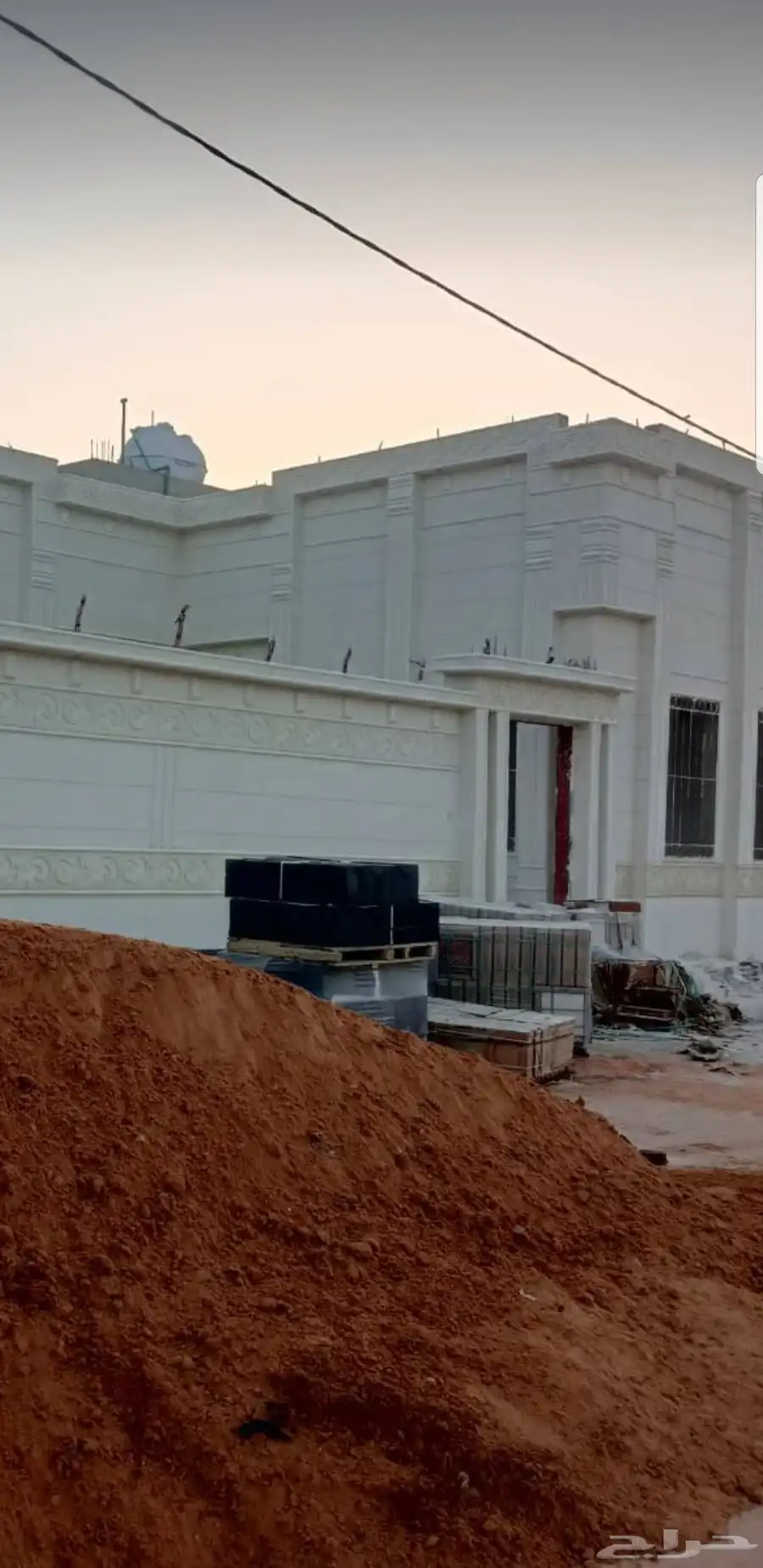 ديكوات خارجيه اسمنت ابيض بطاح الرياض تغنيك عن الحجر الطيبعي 4