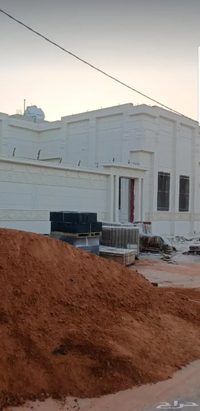 ديكوات خارجيه اسمنت ابيض بطاح الرياض تغنيك عن الحجر الطيبعي 2