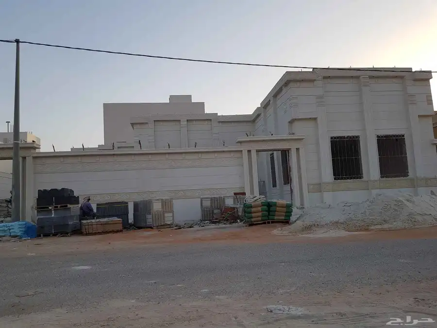 ديكوات خارجيه اسمنت ابيض بطاح الرياض تغنيك عن الحجر الطيبعي 3