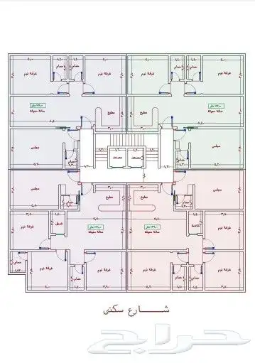 شقق تمليك لسكن والاستثمار ثلاث غرف و4غرف حي الواحه مخطط سندس 4