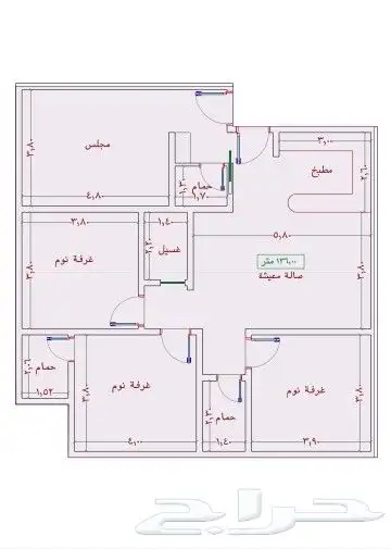 شقق تمليك لسكن والاستثمار ثلاث غرف و4غرف حي الواحه مخطط سندس 3