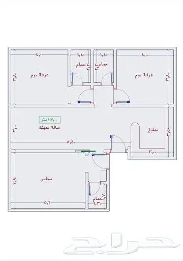شقق تمليك لسكن والاستثمار ثلاث غرف و4غرف حي الواحه مخطط سندس 0