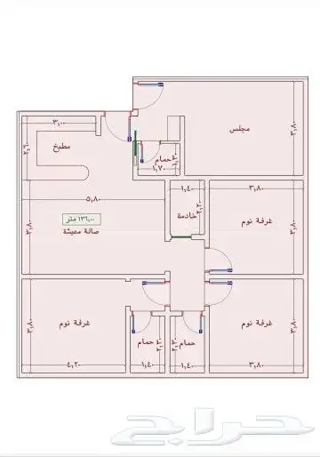 شقق تمليك لسكن والاستثمار ثلاث غرف و4غرف حي الواحه مخطط سندس 1