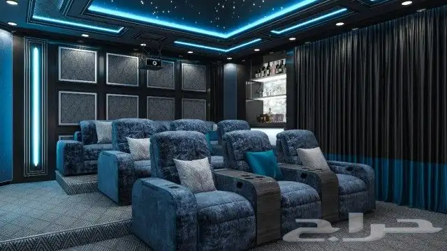غرف سينمائية غامره في منزلك 1