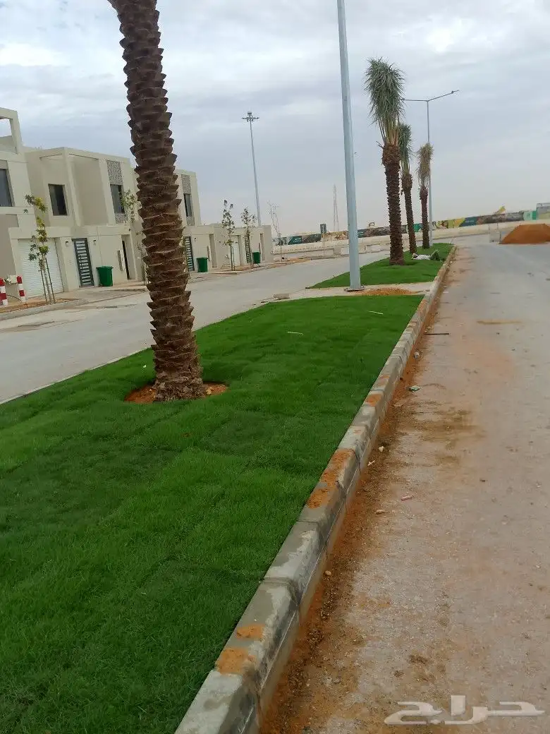 تنسيق حدائق وثيل طبيعي 8
