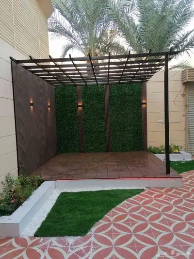 منسق حدائق شلالات نوافير عشب صناعي 2