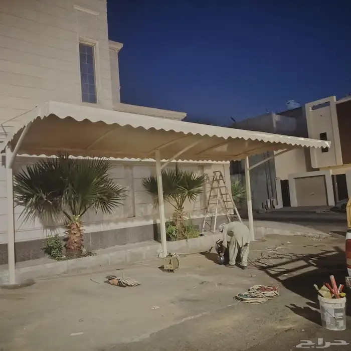 مشب نار قرميد جمالون قماش ملكي مشب رخام 1