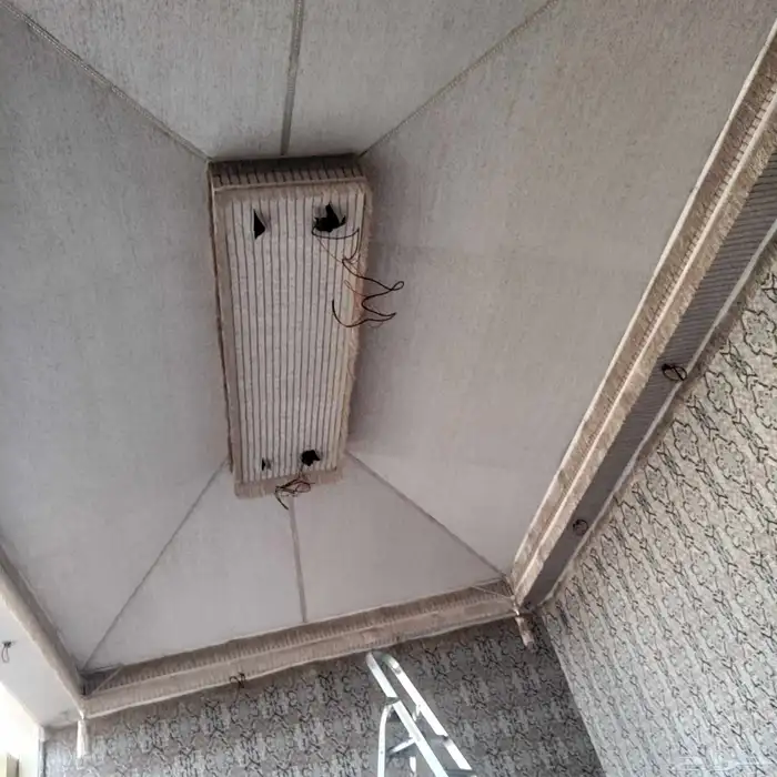 مشب نار قرميد جمالون قماش ملكي مشب رخام 2