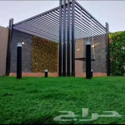 منسق حدائق شلالات نوافير عشب صناعي 0